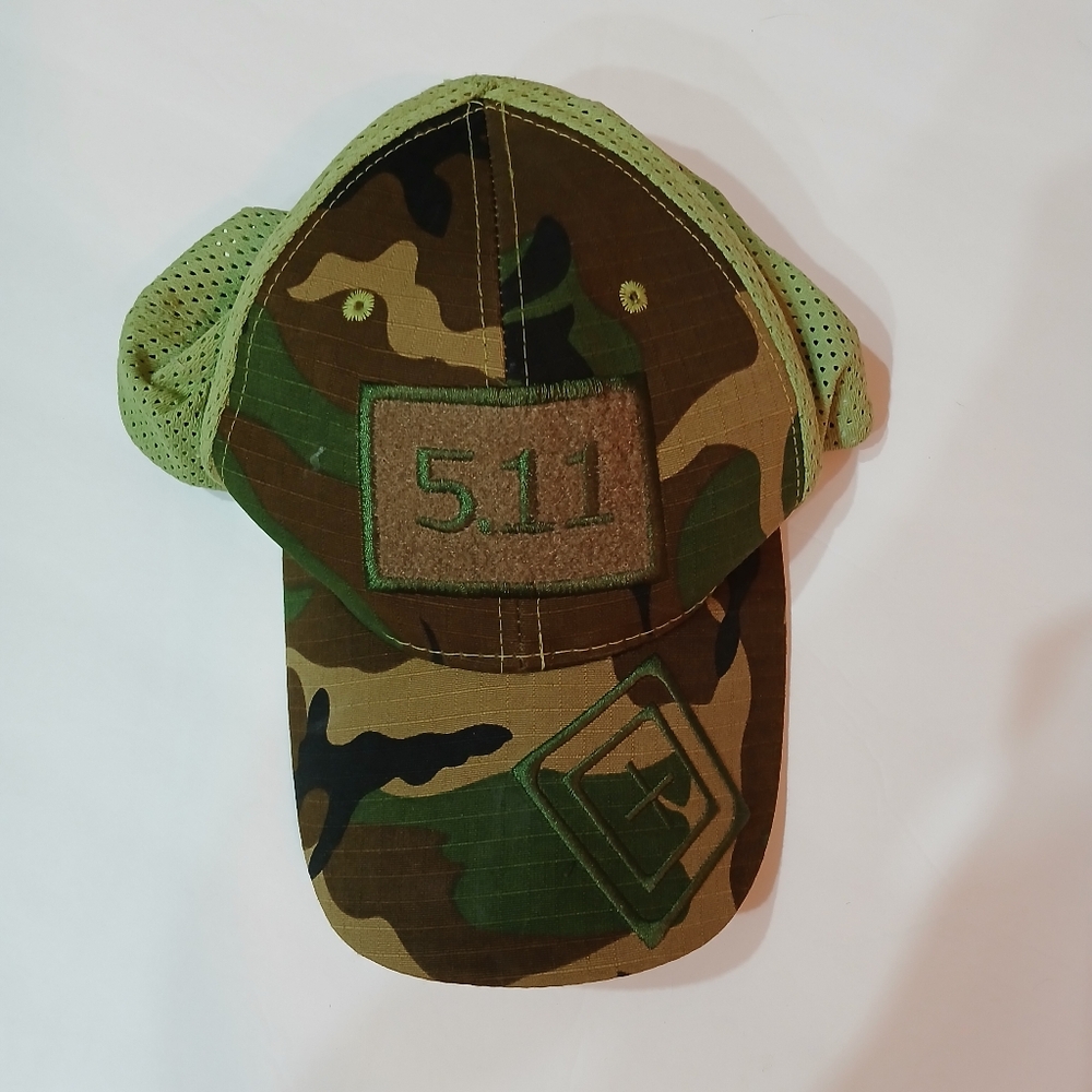 511 Tactical Trucker Camouflage Hat with Curved Bill